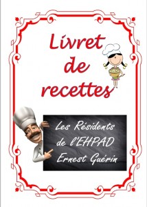 capture d'écran livre de recettes